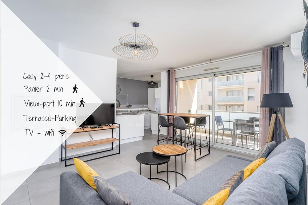 Panier, Major, Appartement De 47 M2, Parking Et Terrasse Marseille Luaran gambar